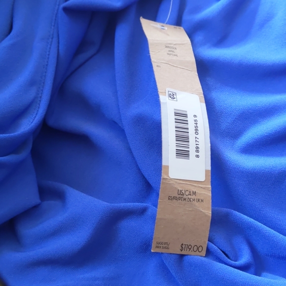 Rachel Roy Blue Sleeveless Dress New with Tags - Picture 4 of 4